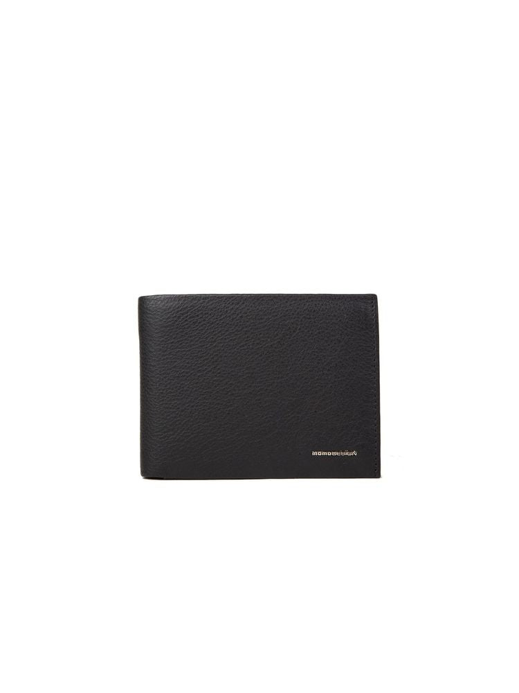 Momo Design Genuine Leather Wallet — Black