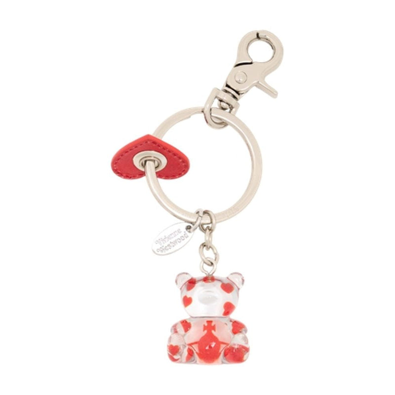 Teddy Resin Keychain - Vivienne Westwood Synthetic Red Accessories Keychains /