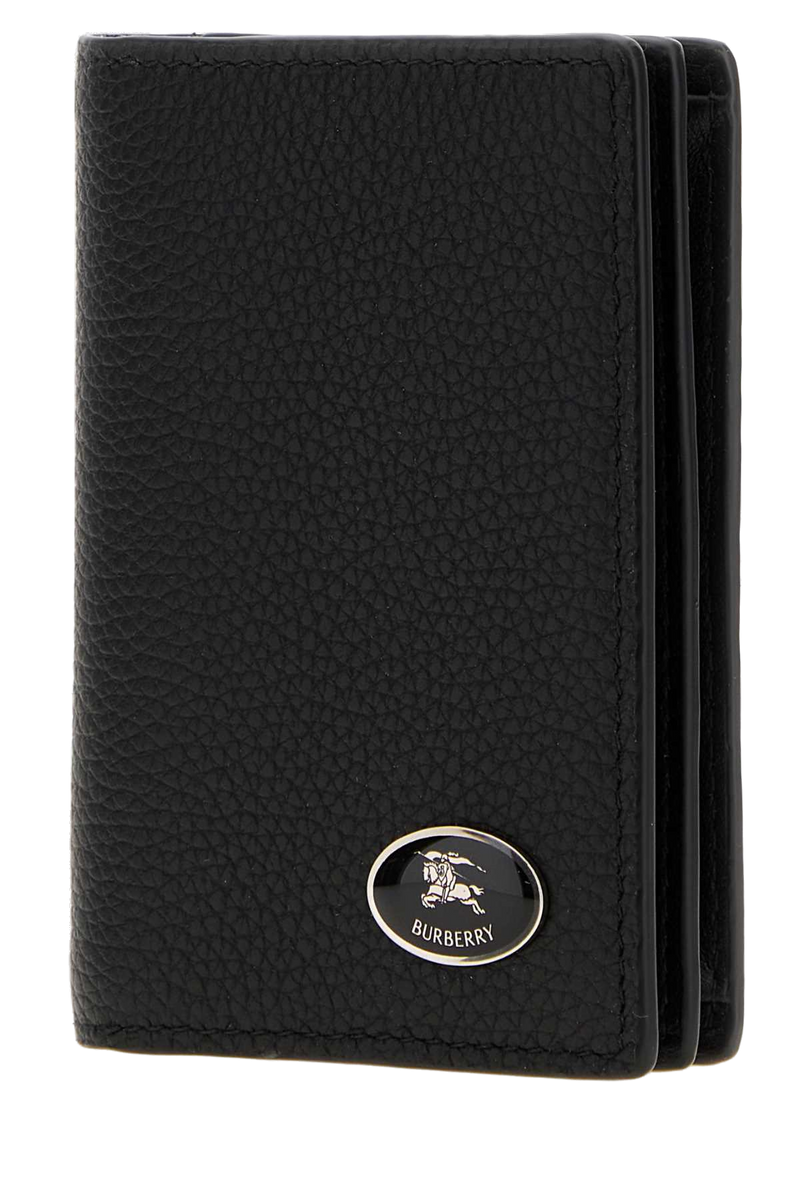 Burberry Flint Card Case — Black Exterior: Calf Wallet