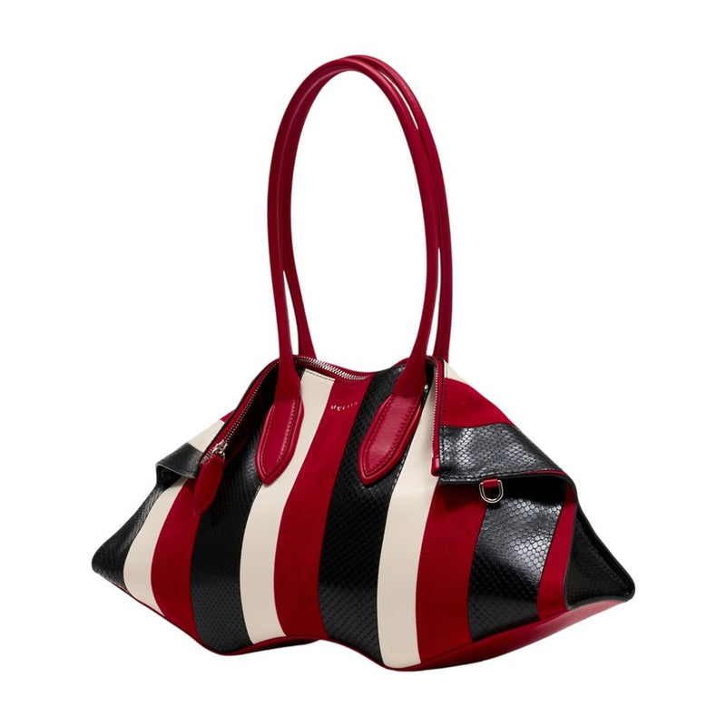 Alexander Mcqueen Manta Shoulder Bag — Red Exotic_leather