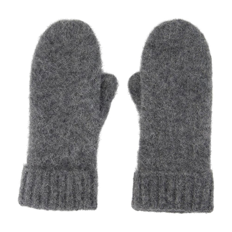 Samsøe Wool Mittens — Gray Glove