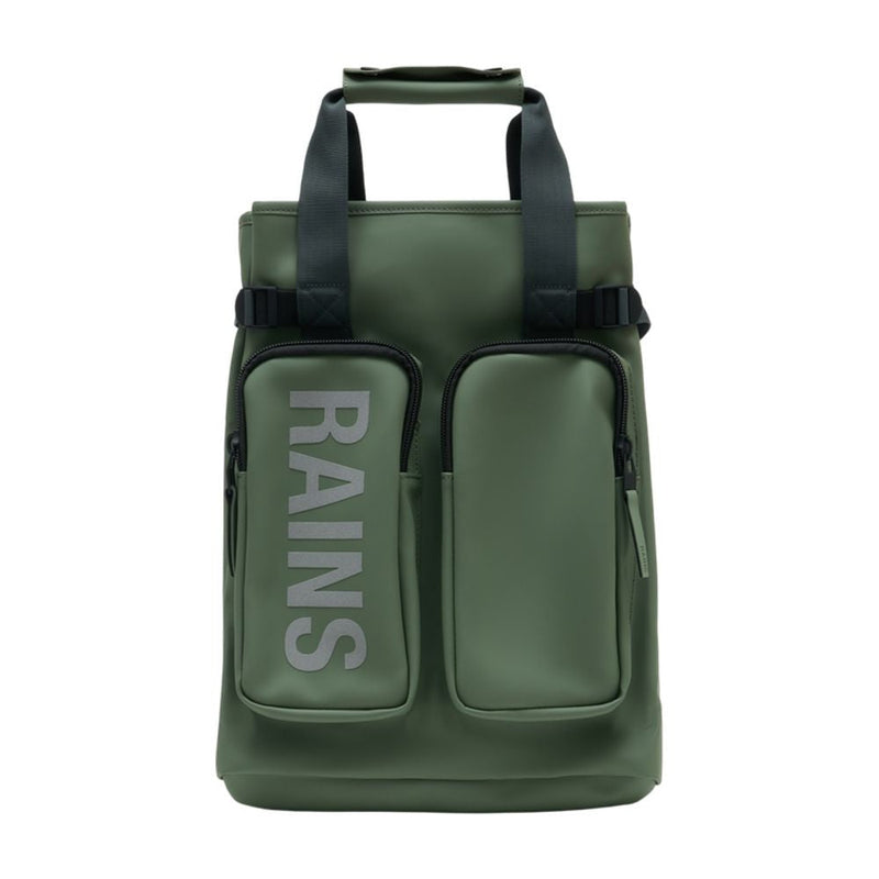 Rains Texel W3 Backpack — Green Synthetic