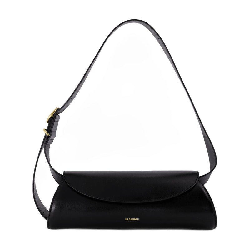 Jil Sander Shoulder Bag — Black Calfskin