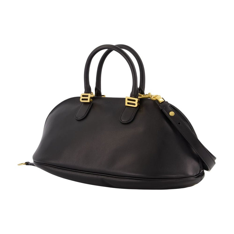 Balenciaga Top Handle Bag — Black Calfskin