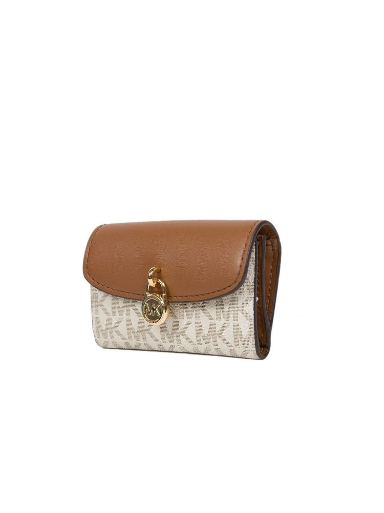 Michael Kors Wallet — Beige Polyurethane