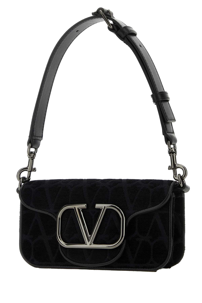 Valentino Garavani Vd Shoulder Bag — Black