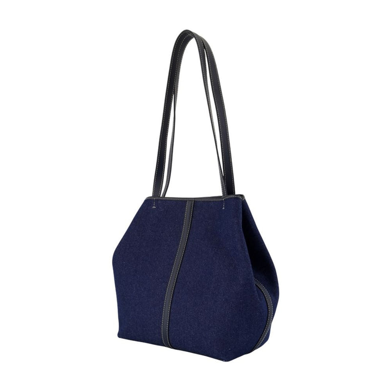 Vanessa Bruno Shopping Tote — Navy Cotton