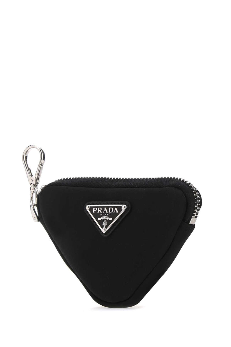 Prada Milano Coin Purse — Black Poliammidericiclata Purses