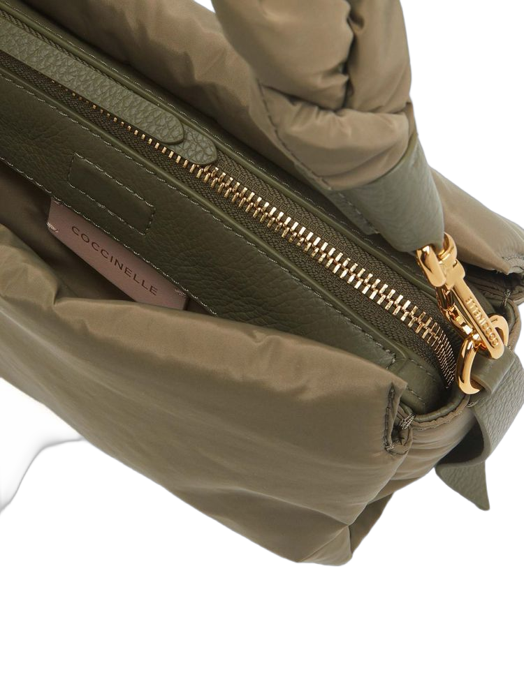 Coccinelle Boheme Shoulder Bag — Green Polyester