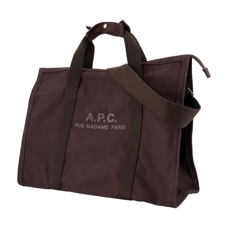 A.p.c. Gym Recuperation Shopper Tote — Brown Cotton