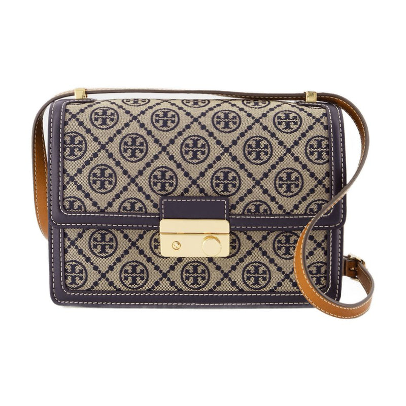 Tory Burch Shoulder Bag — Blue Cotton