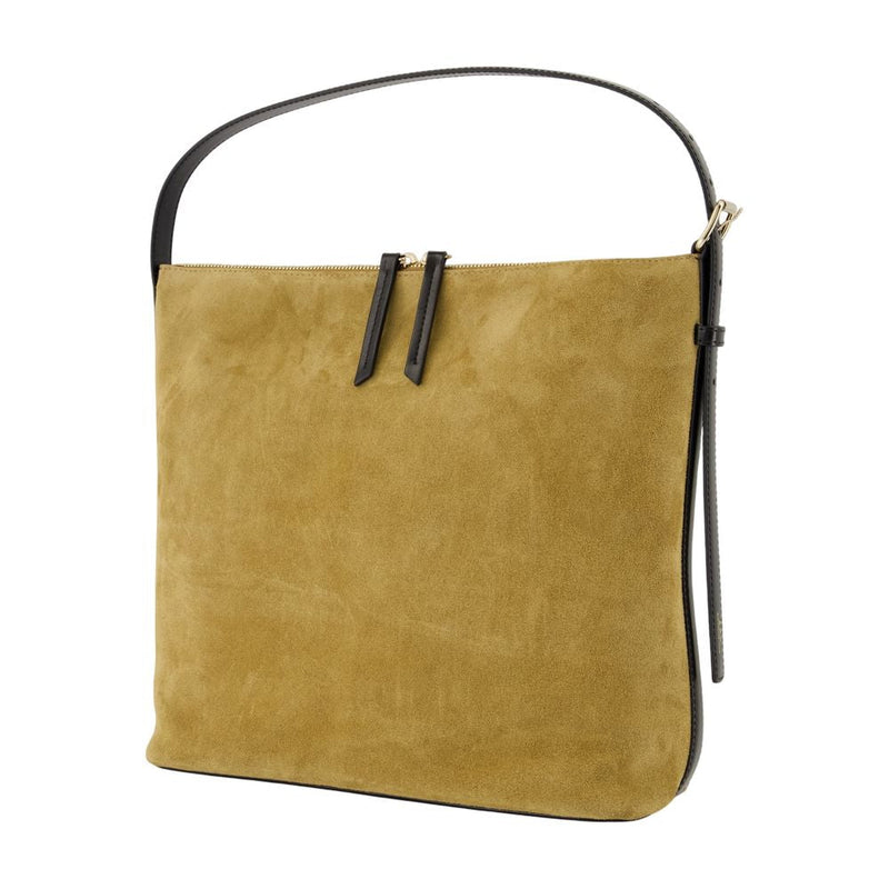A.p.c. Vera Shoulder Bag — Beige Calfskin