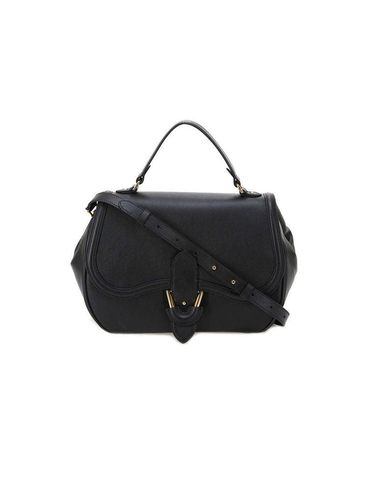 Coccinelle Blake Shoulder Bag — Black Cow Leather