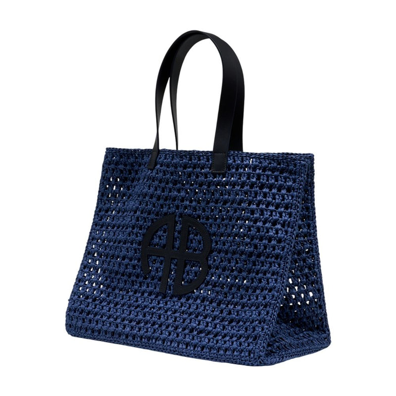 Anine Bing Rio Tote Bag — Blue Synthetic