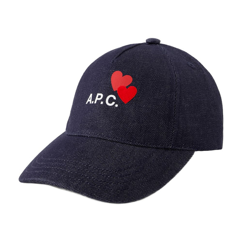 A.p.c. Cocsx-M24132 Baseball Cap — Navy Synthetic Caps