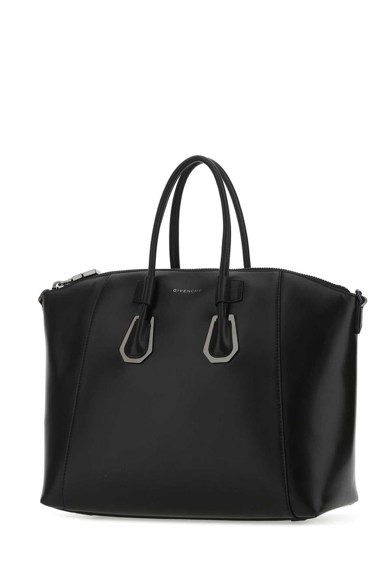 Givenchy Calf Leather Tote Bag — Black