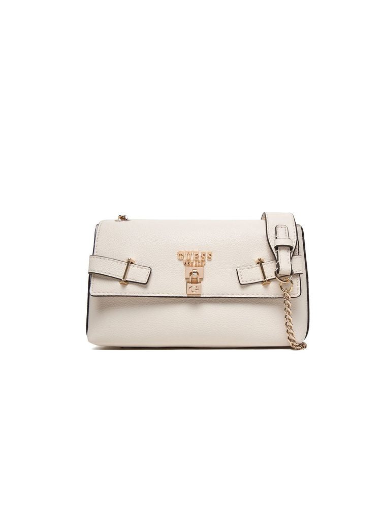 Guess Polyurethane Crossbody Bag — Beige