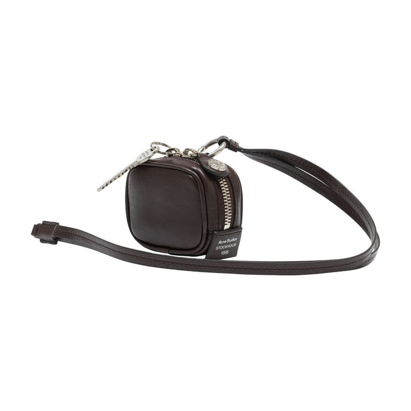 Acne Studios Camero Shoulder Bag — Brown Calfskin