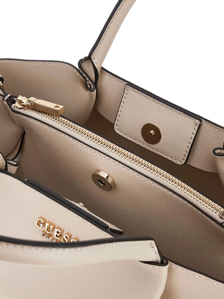 Guess Shoulder Bag — White Polyurethane