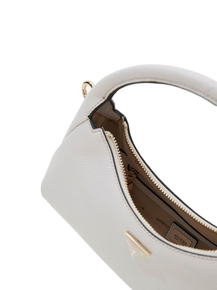 Guess Gilda Hobo Bag — White Polyurethane