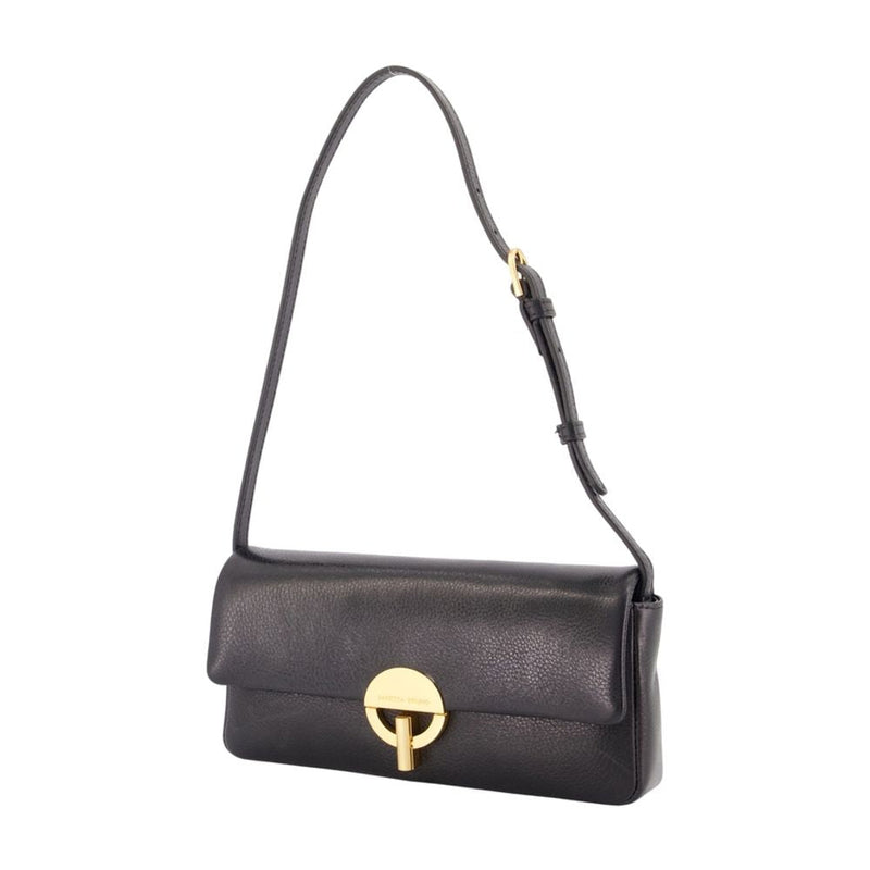 Vanessa Bruno Moon Shoulder Bag — Black Cowhide