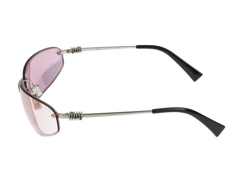 Miu Miu 0mu Metal Frame Sunglasses — Pink