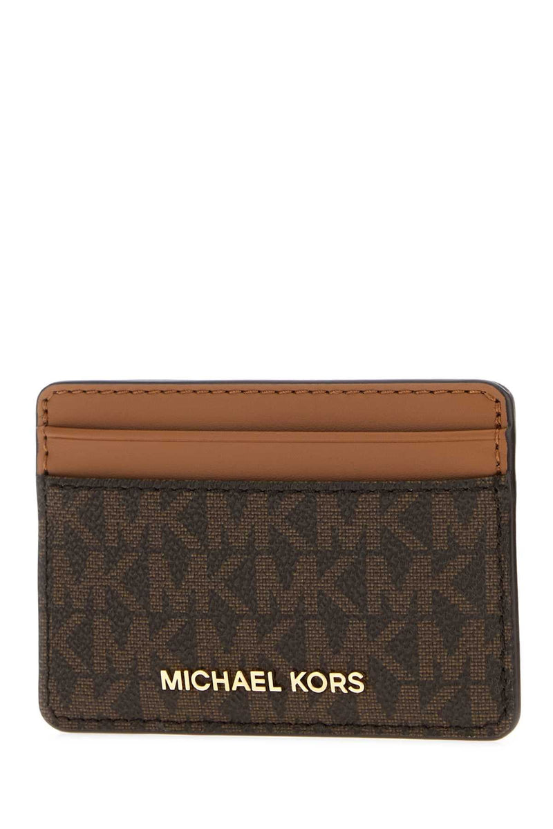 Michael By Kors Holder Card Case — Brown Wallet