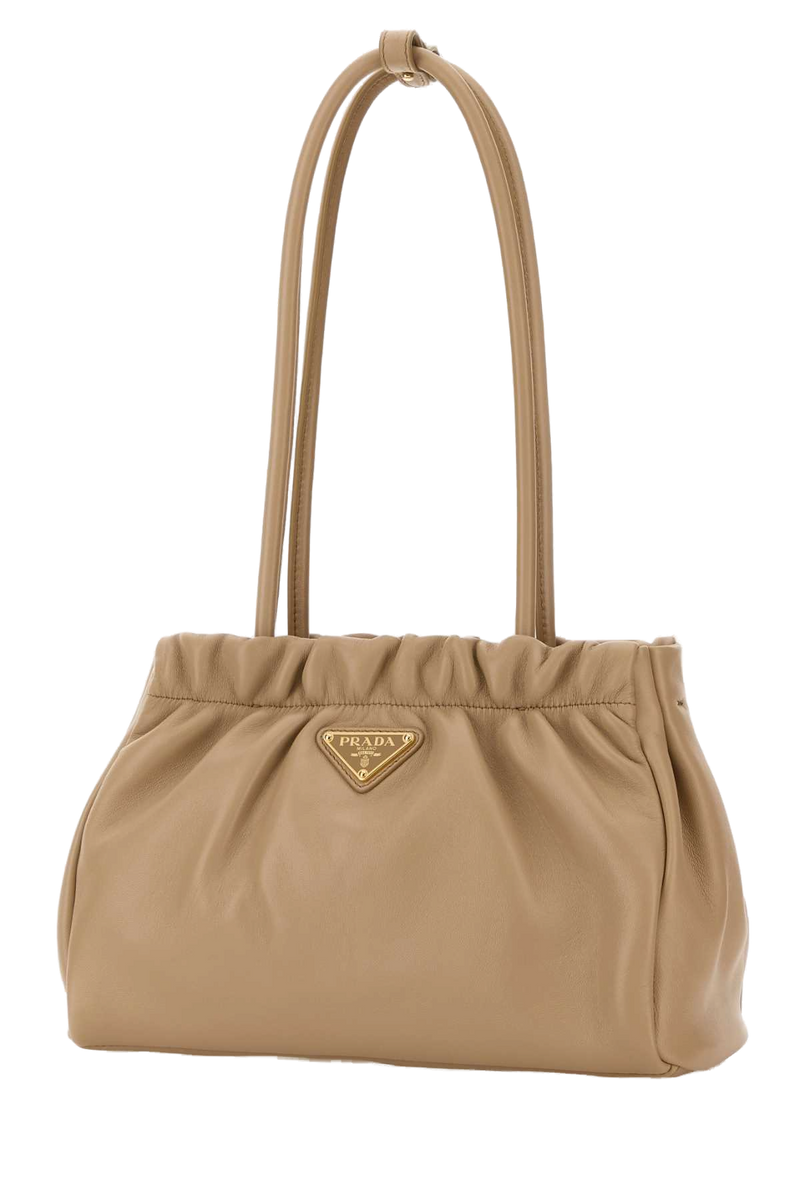 Prada Mano Shoulder Bag — Beige