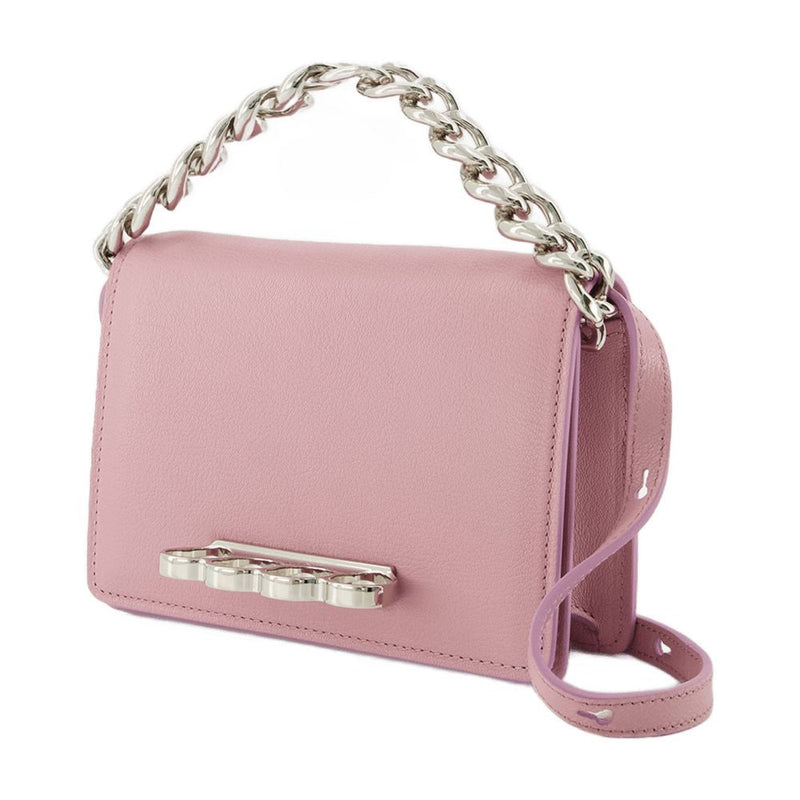 Alexander Mcqueen Shoulder Bag — Pink Leather