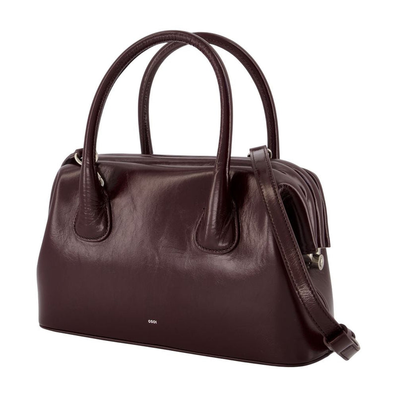 Osoi Shoulder Bag — Red Cowhide