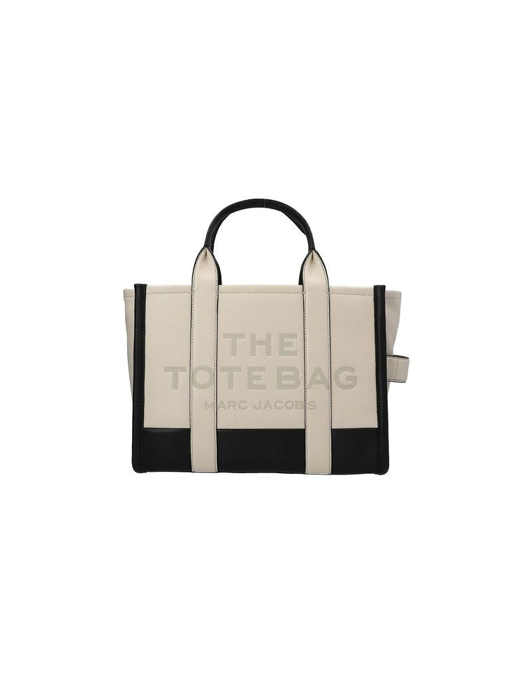 Marc Jacobs Cow Leather Tote Bag — White