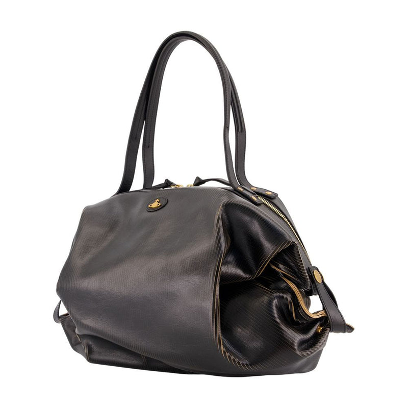 Vivienne Westwood Mara Shoulder Bag — Black Calfskin