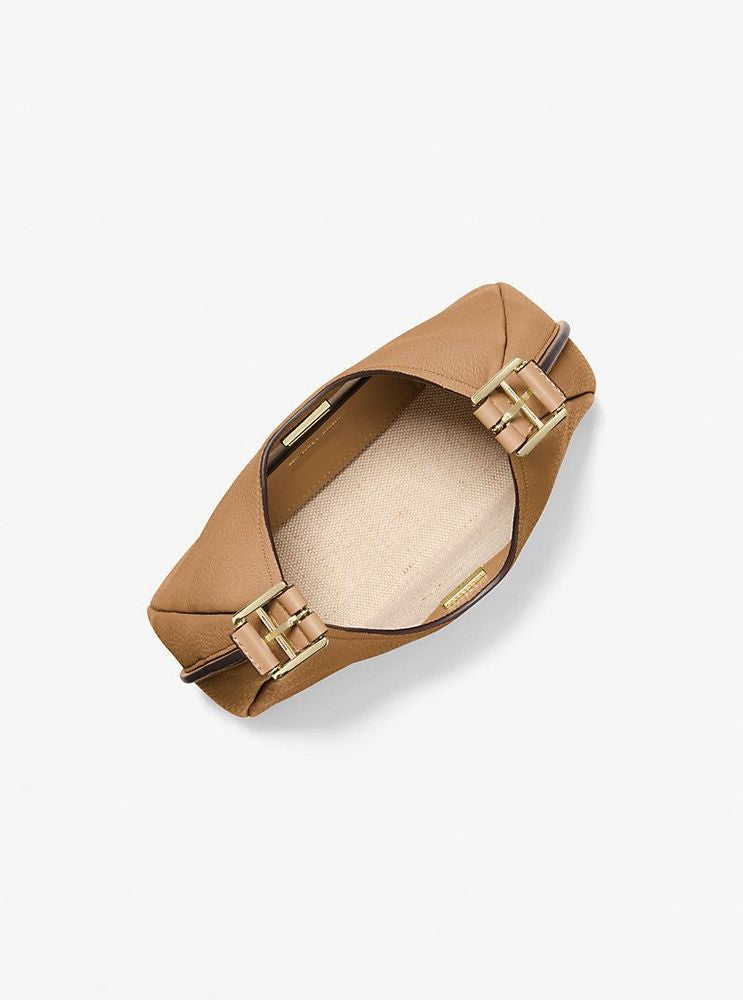 Michael Kors Nolita Shoulder Bag — Beige Leather