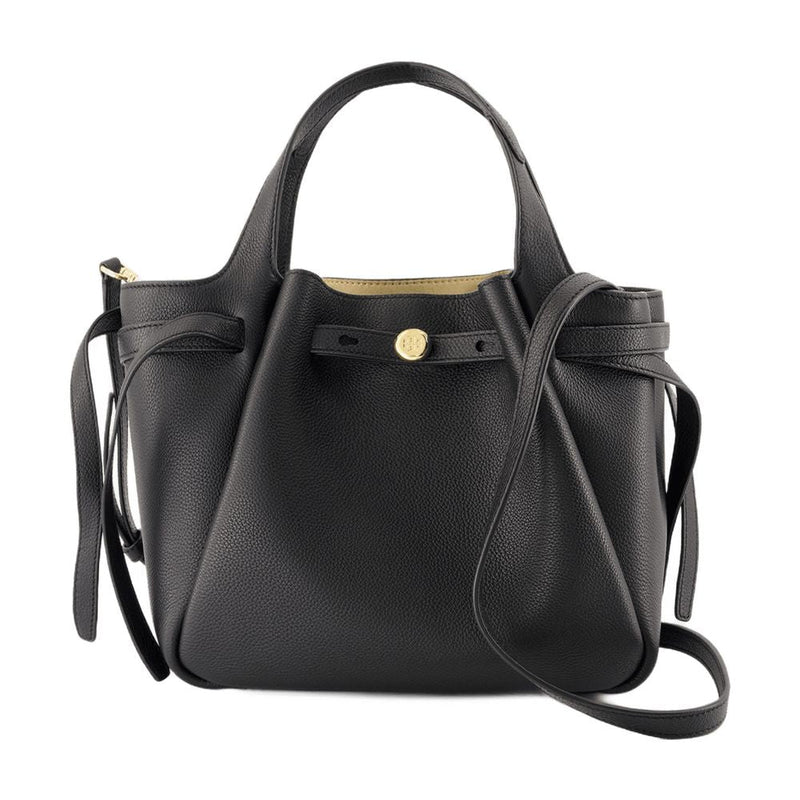 Tory Burch Romy Shoulder Bag — Black Cowhide
