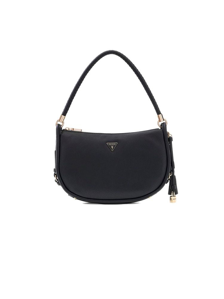 Guess Shoulder Bag — Black Polyurethane
