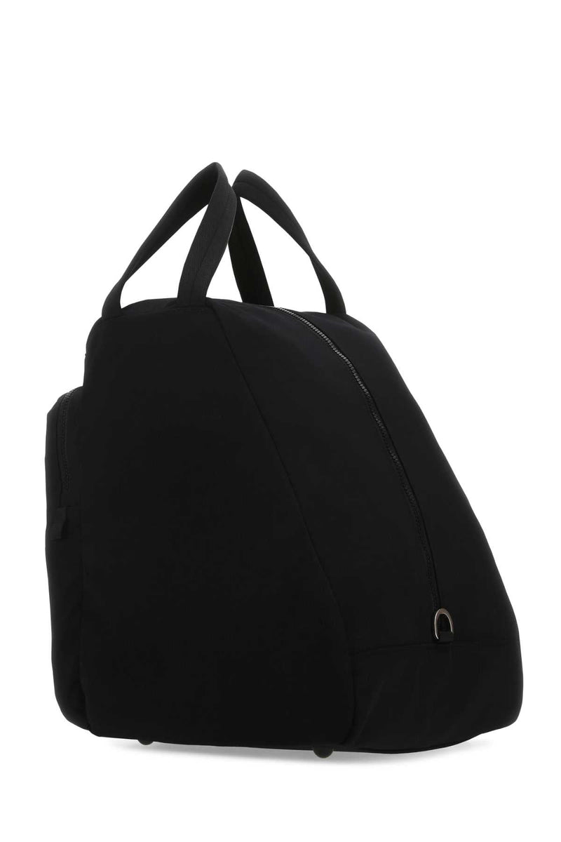 Prada Top Handle Bag — Black Pa-resinapoliuretano