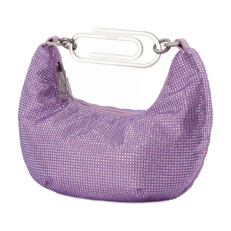 Off-White Binder Clip 20 Top Handle Bag — Purple Others
