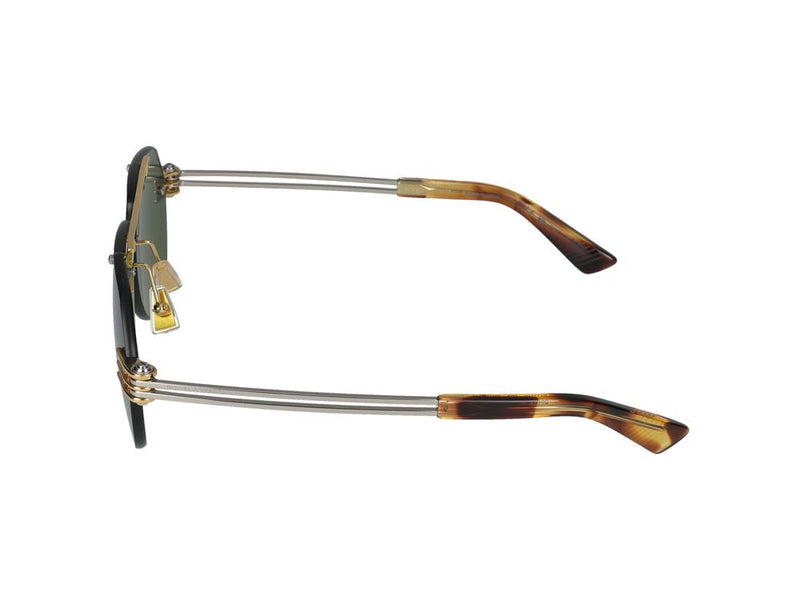 Bottega Veneta Bv1342s Metal Aviator Sunglasses — Gold