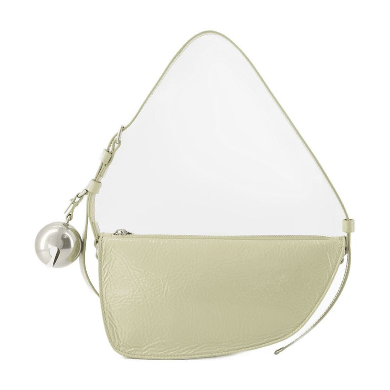 Burberry Shield Sling Mini Wallet — Beige Lambskin