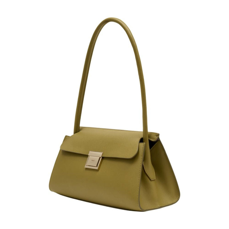 Ami Paris Calfskin Shoulder Bag — Green