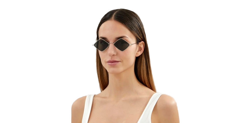 Saint Laurent Sl Sunglasses — Silver Metal