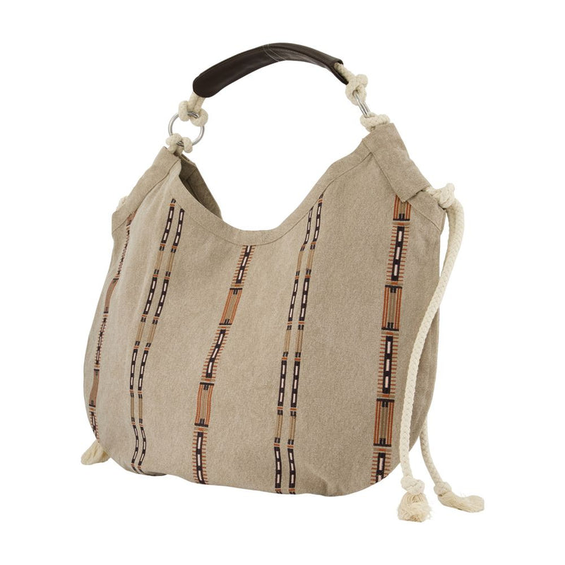 Isabel Marant Byron Shoulder Bag — Beige Cotton