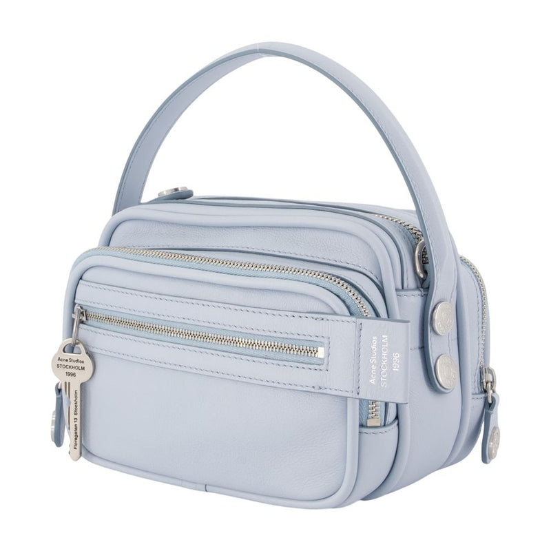 Acne Studios Stockholm Shoulder Bag — Blue Calfskin