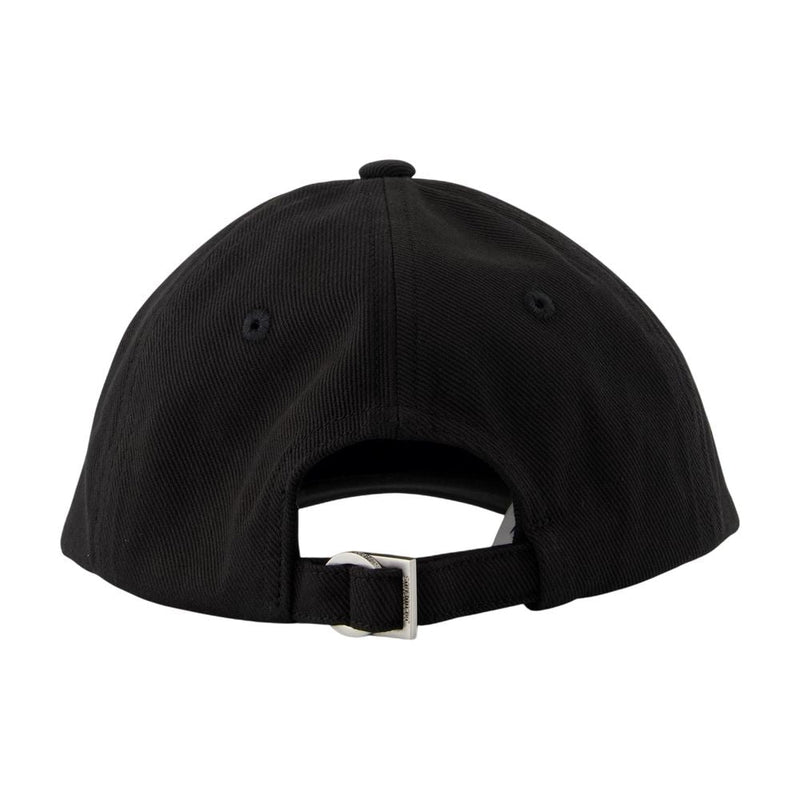 Jacquemus Acu00670aw00092-990 Baseball Cap — Black Cotton Caps