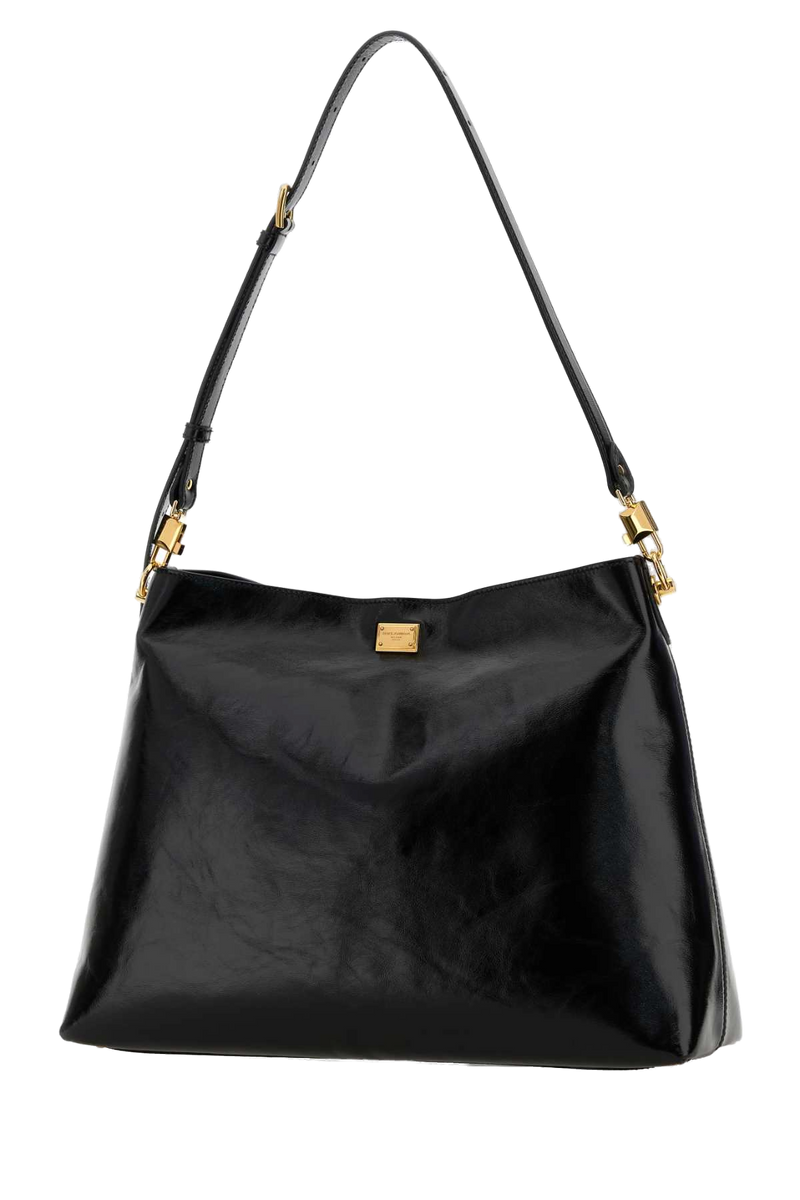 Dolce & Gabbana Vittoria Shoulder Bag — Black