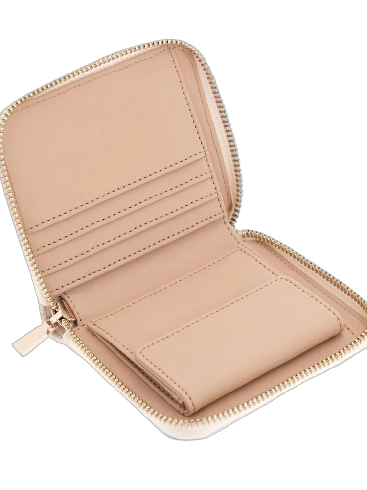 Guess Maxine Wallet — White Polyurethane