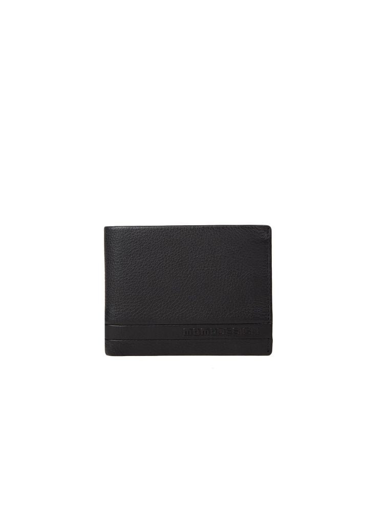 Momo Design Genuine Leather Wallet — Black