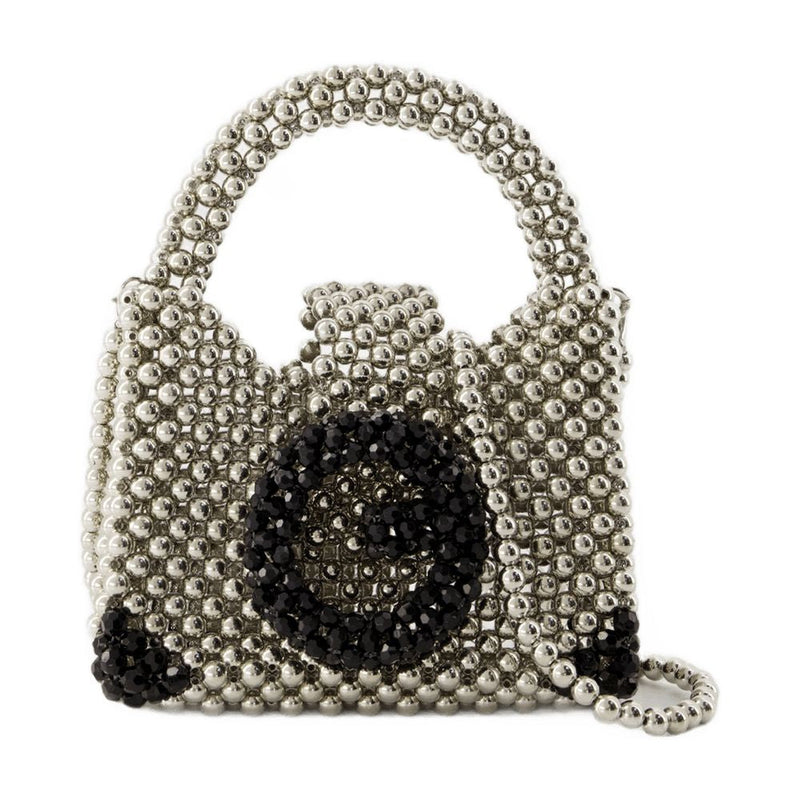Germanier Top Handle Bag — Silver Others