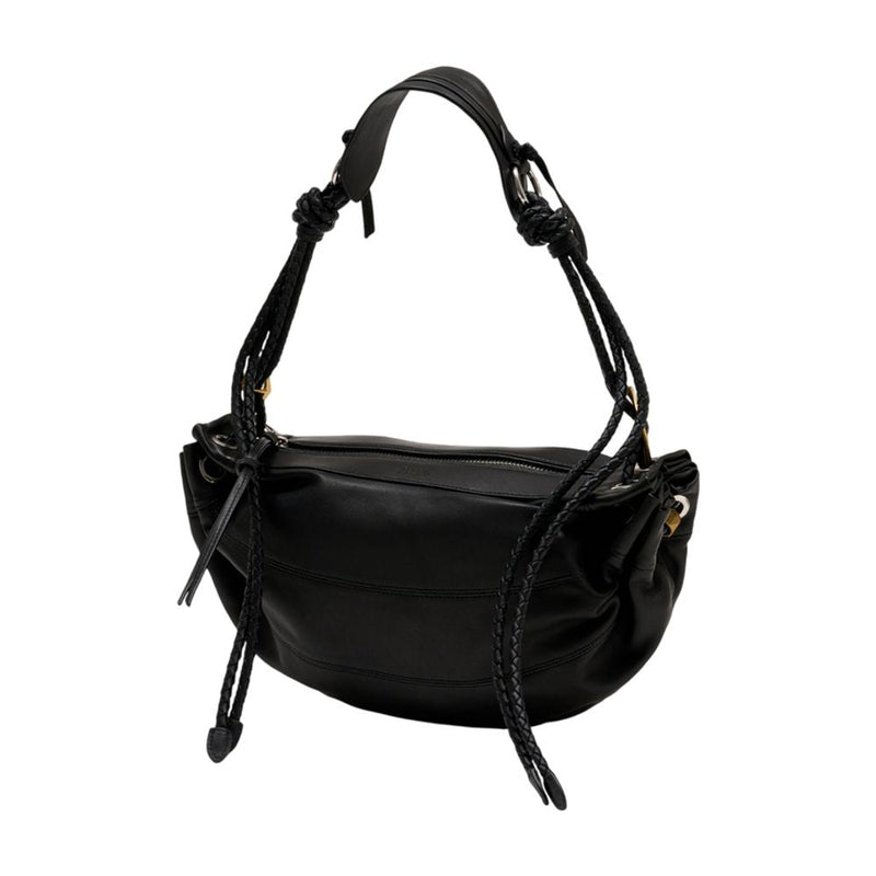 Isabel Marant Maia Shoulder Bag — Black Lambskin