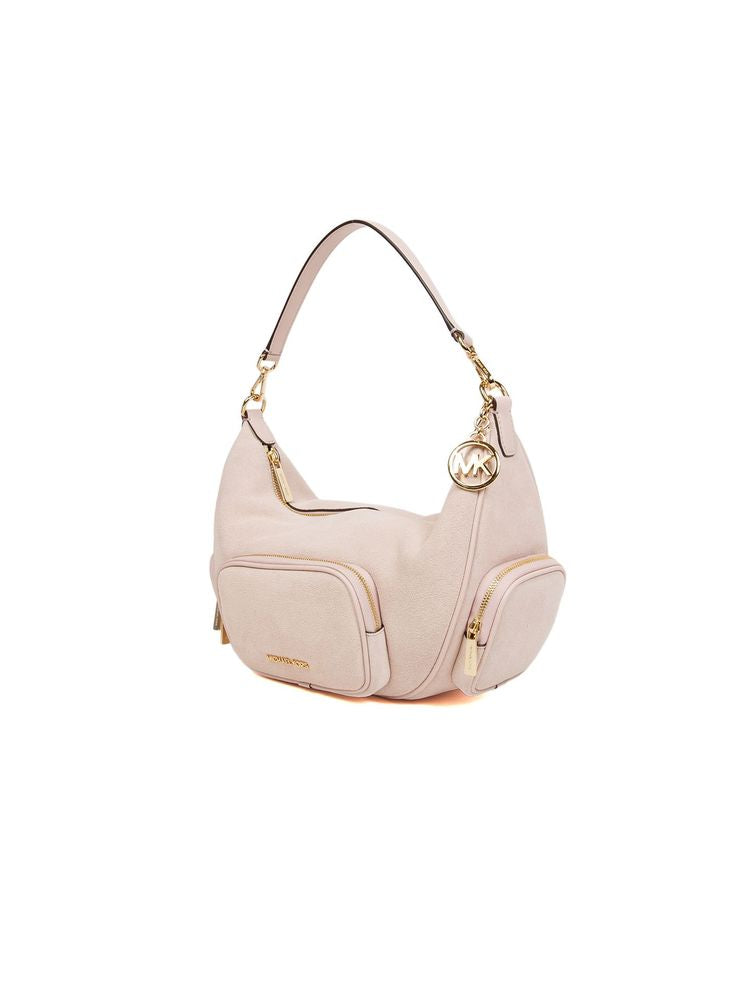 Michael Kors Merritt Shoulder Bag — Pink Leather